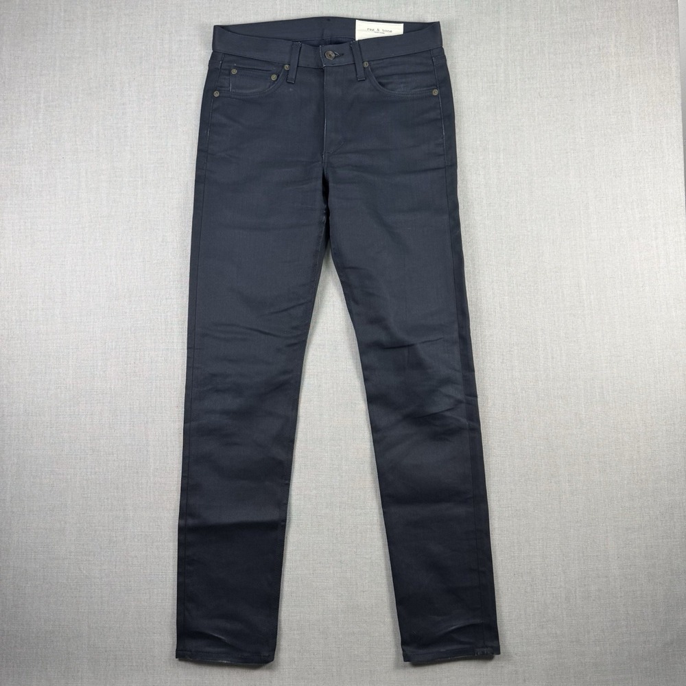 Rag & Bone Pants Mens 29x32 New York Fit 2 Slim Navy Blue Stretch Chino Jeans